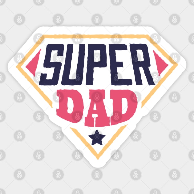 Super Dad Sticker by Shalini Kaushal